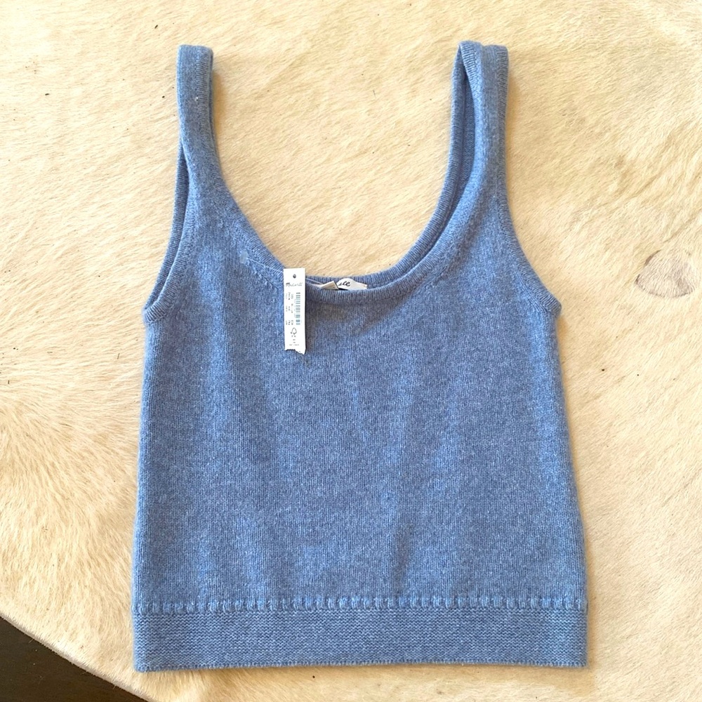Madewell XXS sweater crop tank